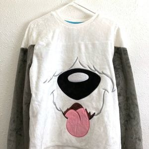 Disney Max Little Mermaid Dog Plush Sweatshirt